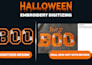 digitize halloween embroidery designs for machine embroidery